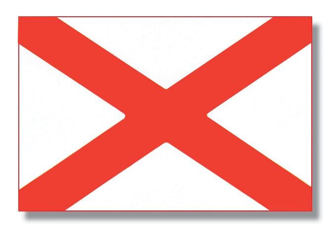 Annin Nylon Alabama Indoor State Flag, 3 X 5 ft, Item Number 023330